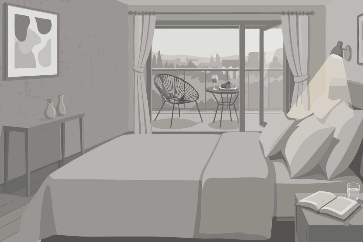 Bungalow com 2 Quartos